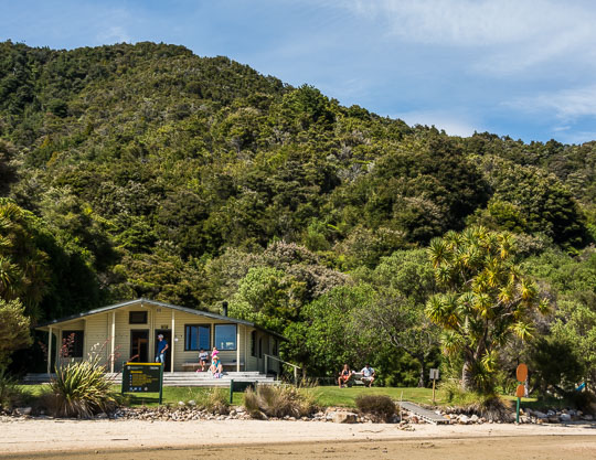 Accommodation and Camping in the Abel Tasman National Park - Awaroa DOC Hut
