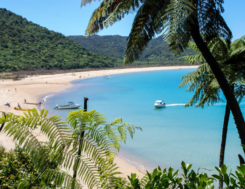 Two Day Itinerary in the Abel Tasman - Water Taxi and walk
