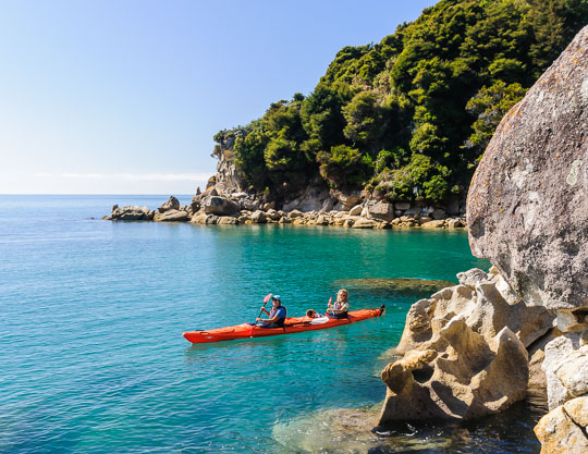 Two Day Itinerary in the Abel Tasman - kayak and walk