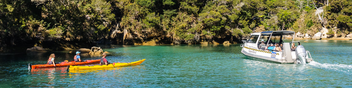 Abel Tasman AquaTaxi - Water taxi transport in teh Abel Tasman National Park - Aqua Taxi