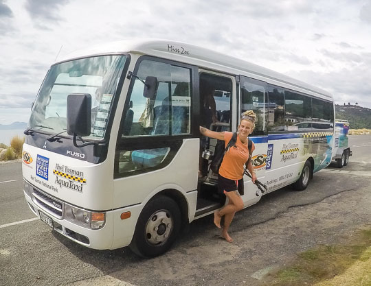 Bus transport to the Abel Tasman - How to get here